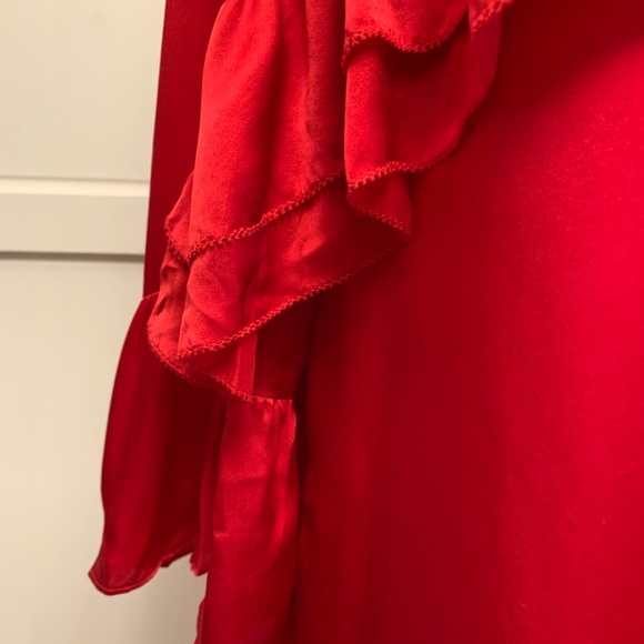 Massimo Duti Red Dress Size 10 - Picture 6 of 16